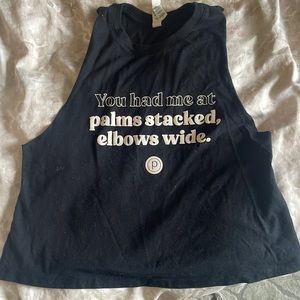 Pure barre crop muscle tank